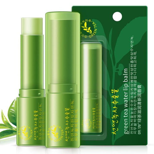 1 pcs Natural Green tea Lip Balm Plant Moisturizing Lipbalm Sweet Women Skin Care Makeup Lip Lines maquillage