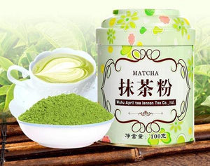 Green tea bowl pyrex glass bowl Japanese matcha transparent tea set gift Japan nature matcha powder 100gX2pcs