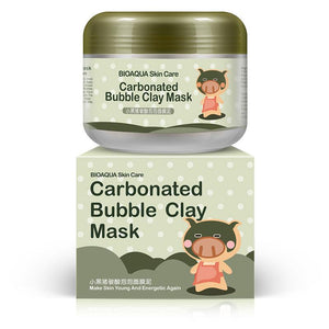 BIOAQUA Deep Cleansing Carbonated Bubble Clay Face Mask Mud Moisturizing Nutrition Repair Mask Oxygen Bubble Carbonate Mud Mask